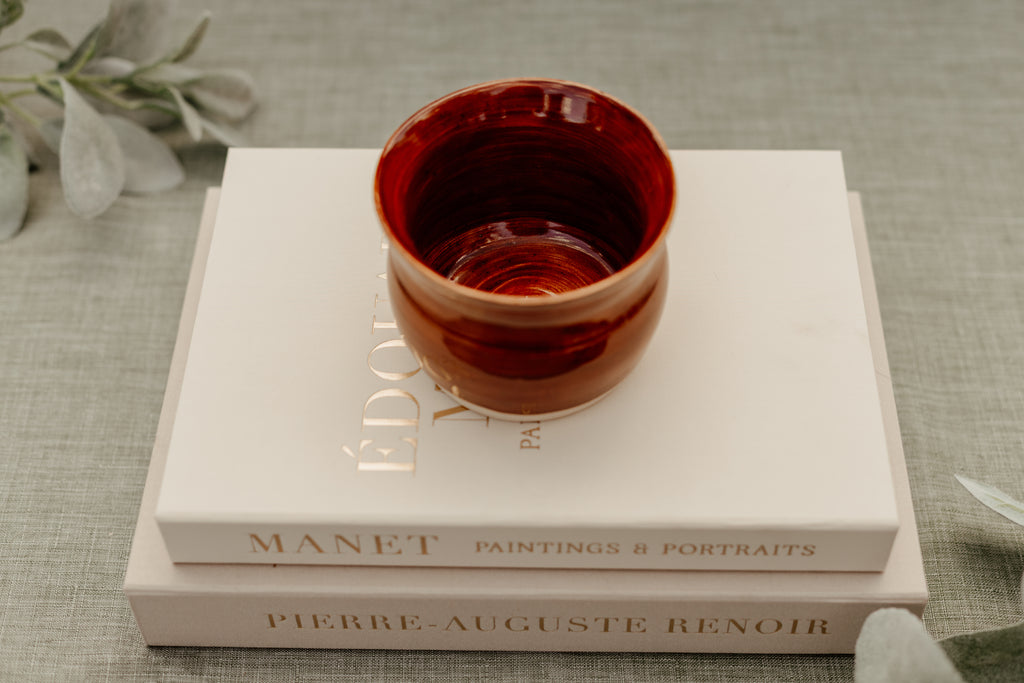 Red Succulent Pot